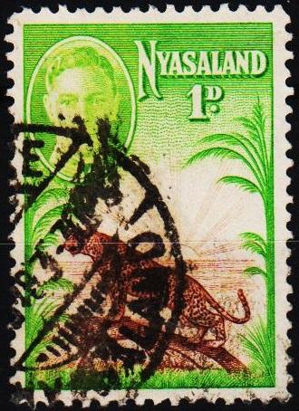 Nyasaland. 1945 1d S.G.160 Fine Used
