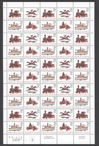 1992 US Scott# 2711-2714 - 29c Christmas Greetings Toys, Sheet of 50 MNH