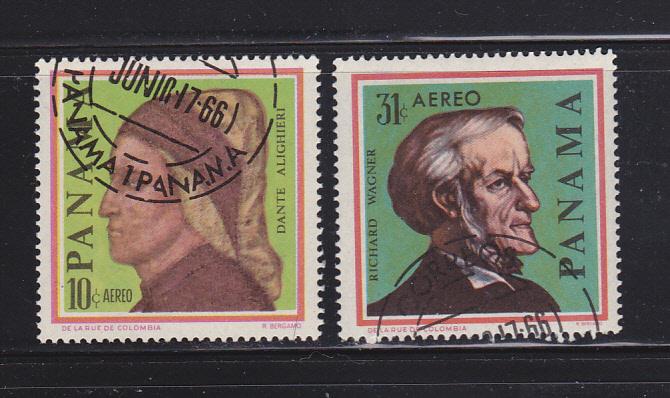 Panama 465A-465B U Famous People (B)