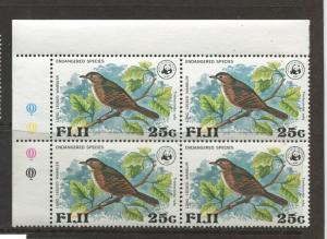 Fiji - Scott 399 - General Issue 1979- MNH - Block of 4 X 25c Stamps