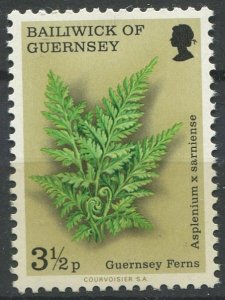 Guernsey  Sc#119 MNH, 3½p multi, Guernsey Ferns (1975)