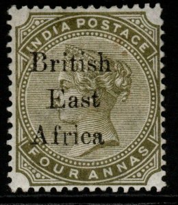 BRITISH EAST AFRICA SG55b 1895 4a SLATE-GREEN MTD MINT