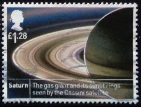 GREAT BRITAIN 2012 SATURN FROM SPACE SCIENCE £1.28 SC 3117 SG 3412 MI 3370