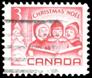 Canada 476 - Used - 3c Christmas / Carolers (1967)