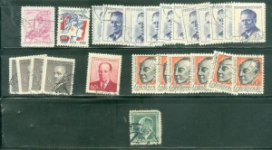 Czechoslovakia 27 stamp collection used #8