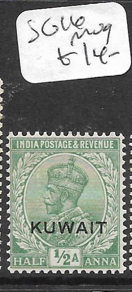 KUWAIT  (PP0705B)  ON INDIA KGV    1/2A  SG 16  MOG