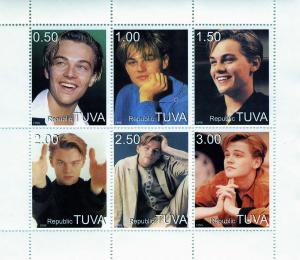 TUVA 1998 Russian Federation Leonardo DiCaprio Sheet Perforated Mint (NH)