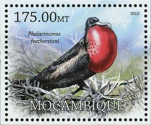 Sea Birds Stamp Phalacrocorax Featherstoni Numenius Tahitiensis S/S MNH #5774