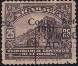 Nicaragua 1932 CO9 Used RARE 