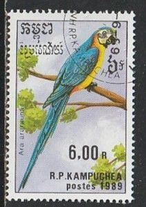 1989 Cambodia - Sc 941 - used VF - 1 single - Birds