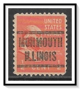 US Precancel #803 Monmouth IL Used