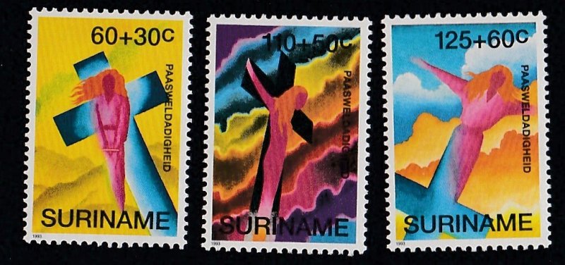 Suriname # B395-397, Easter, Mint NH, 1/2 Cat.