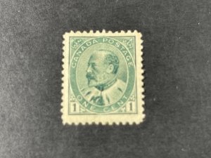 CANADA # 89--MINT/HINGED---SINGLE---GREEN----1903-08