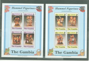 Gambia #1140-41 Mint (NH) Souvenir Sheet