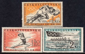 1206 - CZECHOSLOVAKIA 1960 - Rome - Italy - Olympic Games - MNH Set