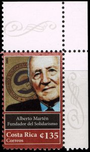 Costa Rica 627 MNH - Alberto Marten (2009)