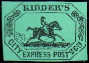 US #LOCAL 93L Kidder's City Express, VF mint, no gum, sold as is, Fresh!