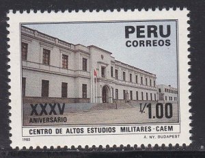 Peru # 899, Military Studies Institute, Mint NH, 1/2 Cat.