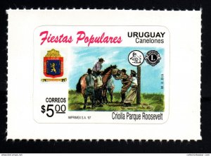 URUGUAY Sc#1656 MNH STAMP horse festival Lions Club - Caballo Leones Festival