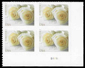 PCBstamps  US #4520 PB $1.76(4x44c)Wedding Roses, MNH, (PB-4)
