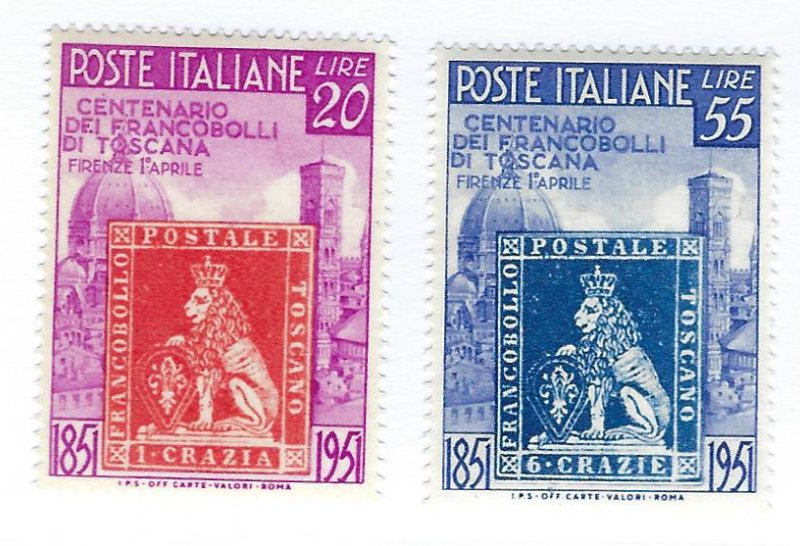 Italy SC#568-569 Mint F-VF...Worth a Close Look!