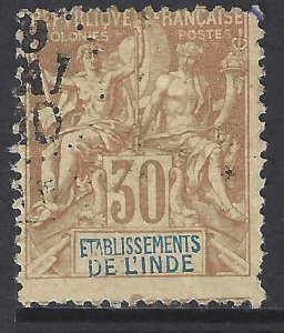 French India 1892-1907 SC 12 Used 