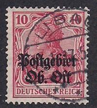 German Occ. Poland Lith / Latv. Mi. 5a Used