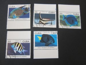 Cuba 1992 Sc 3417-21 CTO set MNH