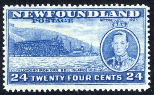 Canada Newfoundland Sc# 241 MNH 1937 24¢ Long Coronation Issue