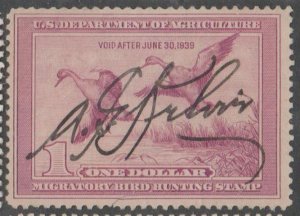 U.S. Scott #RW5 Duck Stamp - Used Single