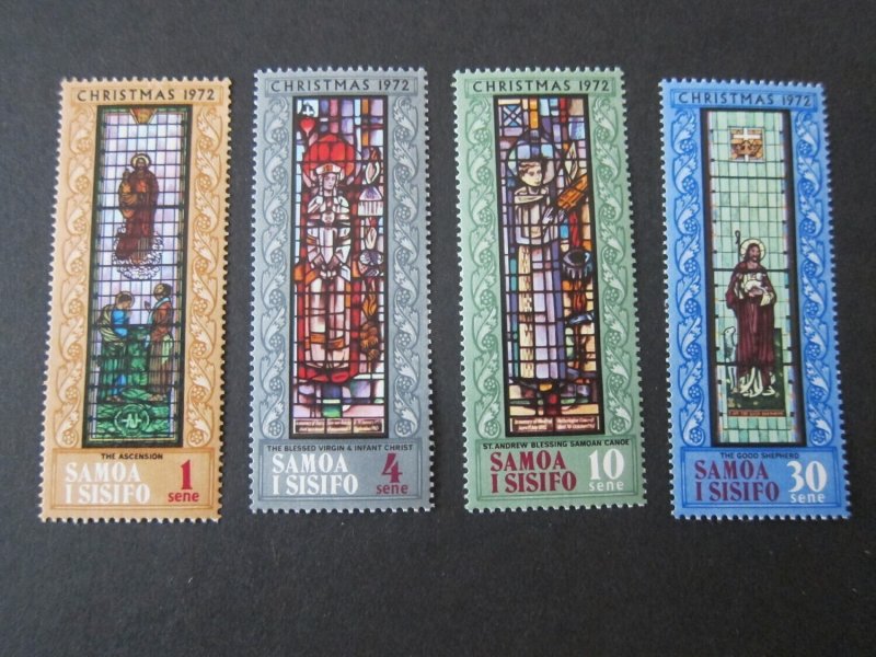 Samoa 1972 Sc 379-82 Christmas Religion set MNH