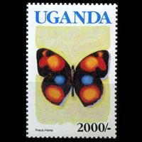 UGANDA 1990 - Scott# 839 Butterfly 2000s NH