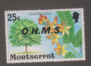 Montserrat O14 Flowers O/P 1976