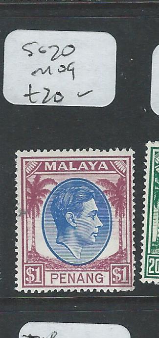 MALAYA PENANG (P1208B) KGVI $1.00  SG20  MOG