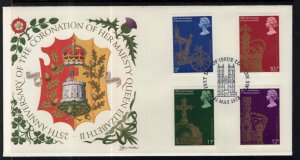 Great Britain 835-838 Fleetwood U/A FDC
