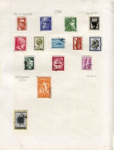 GREECE; 1950s early fine small mint & used range on album page