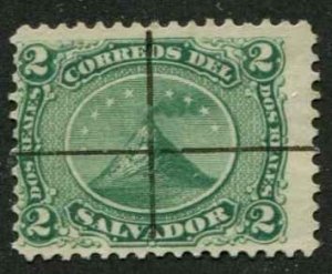 El Salvador SC# 3 Volcano San Miguel 2r pen cancel
