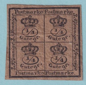 GERMAN STATES - BRUNSWICK 12  MINT HINGE REMNANT - NO FAULTS VERY FINE! - RDW