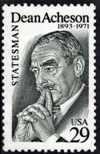 SC#2755 29¢ Dean Acheson Single (1993) MNH