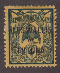 Wallis & Futuna Islands 3  New Caedonie Stamp O/P 1920