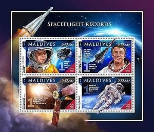 2016 Maldives. Spaceflight Records. Michel Code: 6711-6714  |  Scott Code: 3803