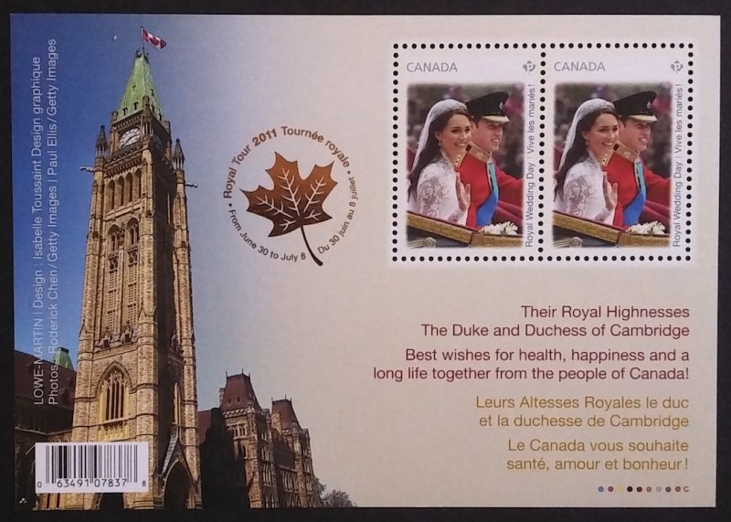 Canada 2477b Souvenir Sheet MNH