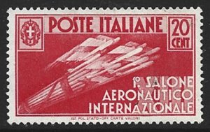 COLLECTION LOT 11522 ITALY #345 MH 1935 CV+$20