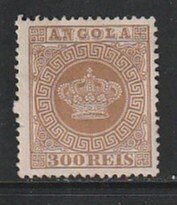 1877 Angola - Sc 9 - MNG F - 1 single - Portuguese crown