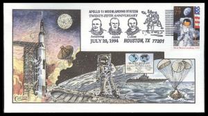 #2841 First Moon Landing Collins FDC