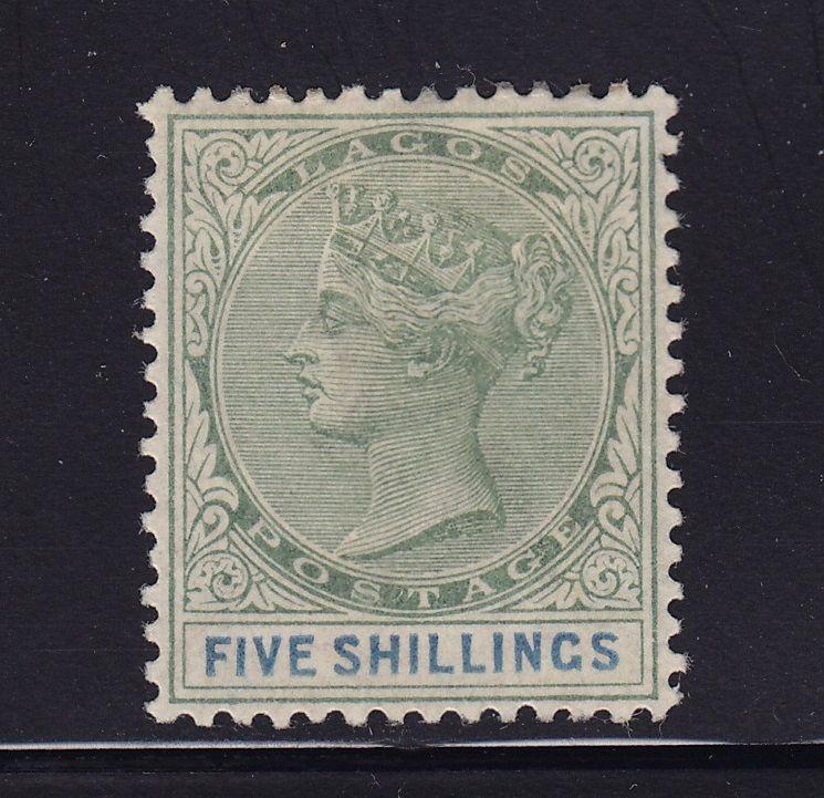 Lagos Scott # 36 VF OG mint lightly hinged nice color cv $ 48 ! see pic !