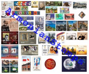 Armenia MNH** 2021 Scott 1246-1306  Mi 1189-1249 Complete Full Year Set Stamps