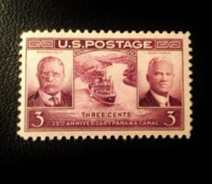 US Scott #856 Panama Canal, MINT VF-XF, NH, OG SCV $0.40