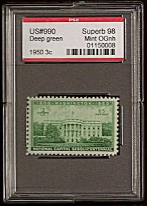 * #990 - Executive Mansion * PSE Graded Superb 98 MNH