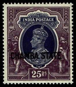 1938 India - Chambra State #87 - OGHR - VF - CV$290.00  (ESP#4364)